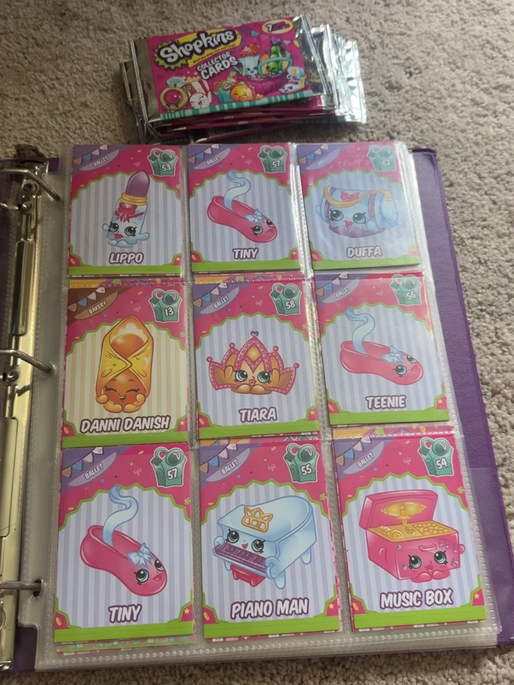 Shopkin collectors cards!  160+ cards!